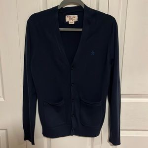 Navy Penguin Cardigan